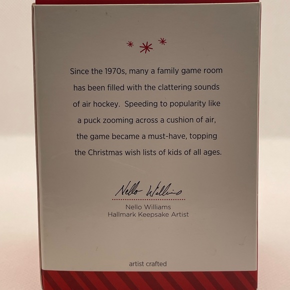 2014 Hallmark Keepsake ornament- “Air Hockey For Christmas” - Picture 3 of 6